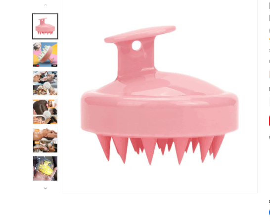 Scalp Massager Shampoo Brush (1 Pc), Hair accessories
