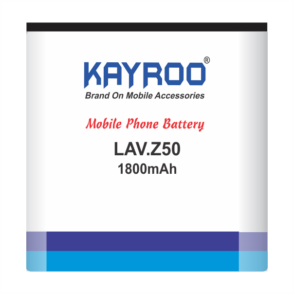 KAYROO Mobile Battery for LAVA Z50 / 1800 mAh Battery