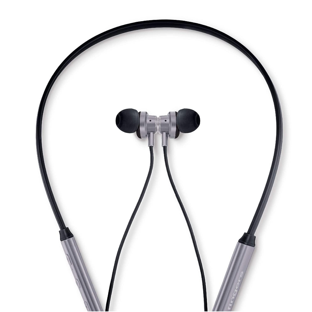 Fingers Musiplatina Wireless Neckband Earphone with 12 Hours Playback time (Black)