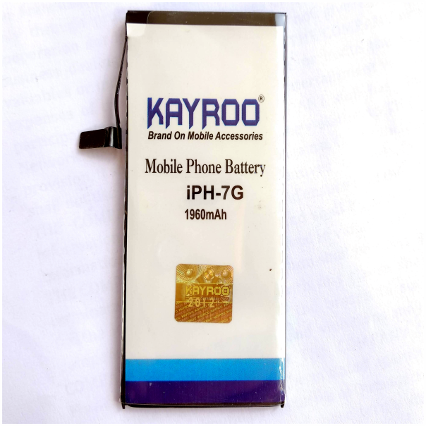 KAYROO Mobile Battery for Apple iPhone 7G / 1960 mAh Battery