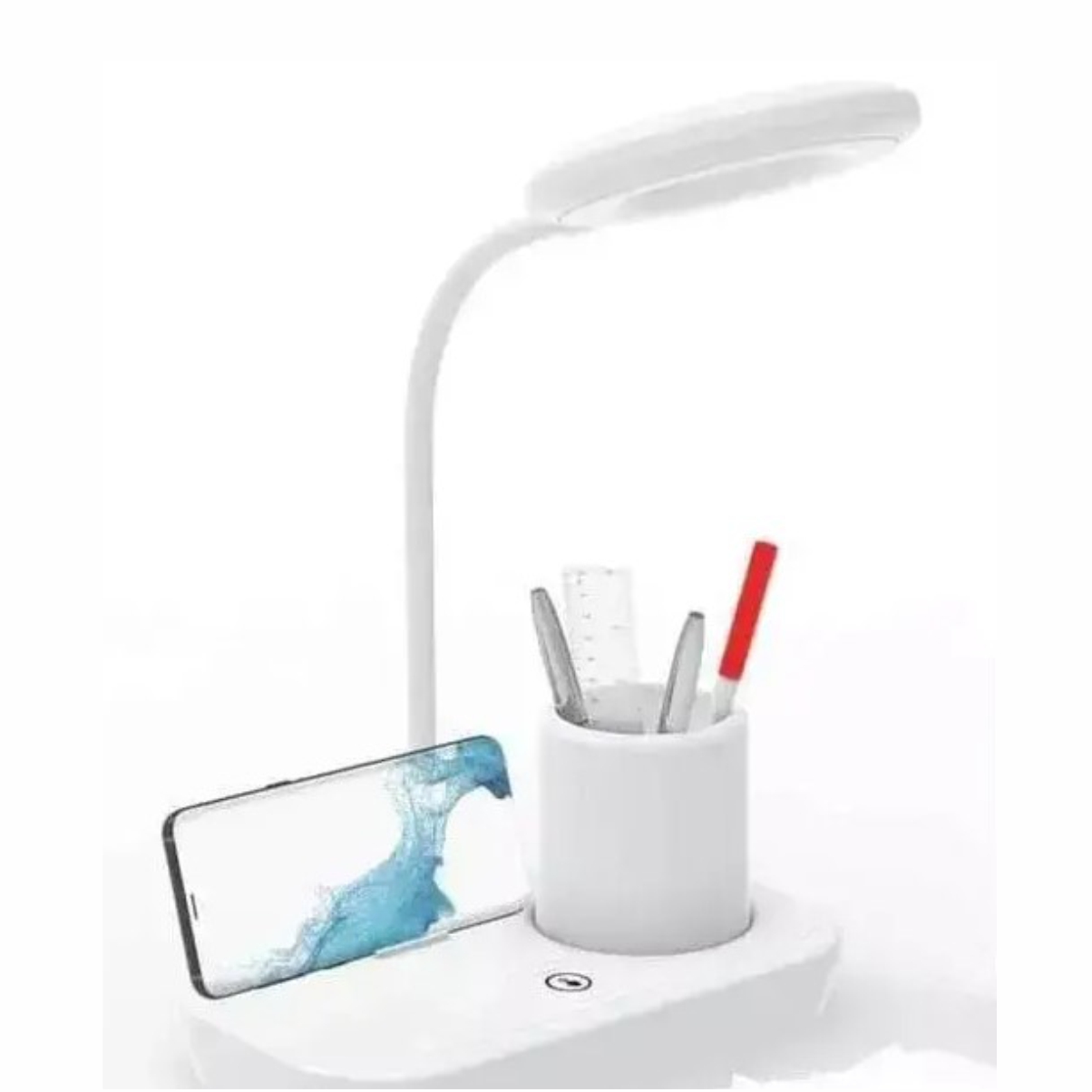 S 978 LED TABLE LAMP, MULTI FUNCTINAL PEN HOLDER, 4 IN 1 TOUCH DIMMER LIGHTS