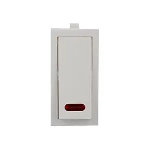 Anchor Roma 1-Way Switch with Neon 21077, White, 20 amp
