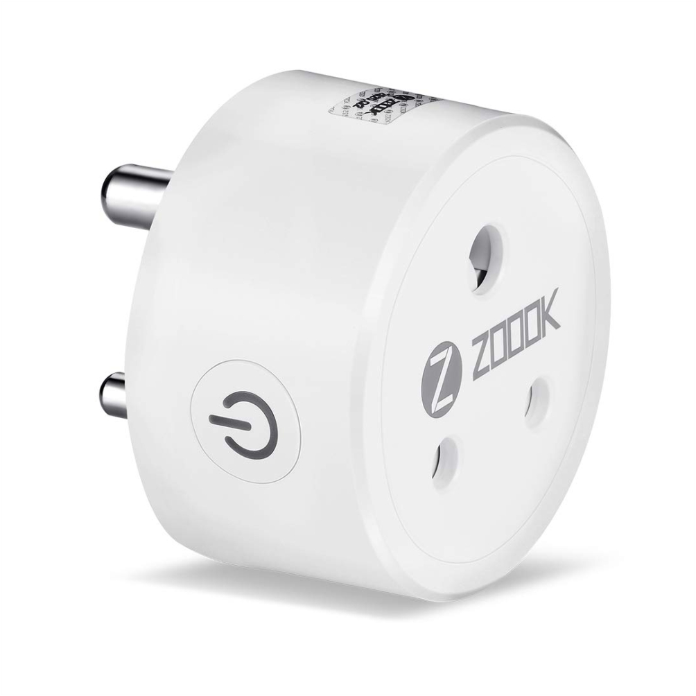 Zoook Smart Connect 16A Wi-Fi Smart Plug with 2.4 GHz wifi, support Alexa/google home