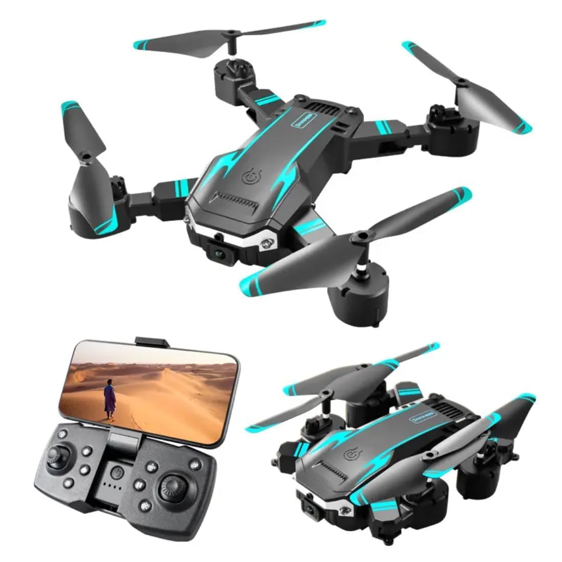 J1 Drone with 1080P Camera, 1 Batteries, One Key Take Off Land Altitude Hold Automatic Avoidance Obstacles 360° Flip With Aerial