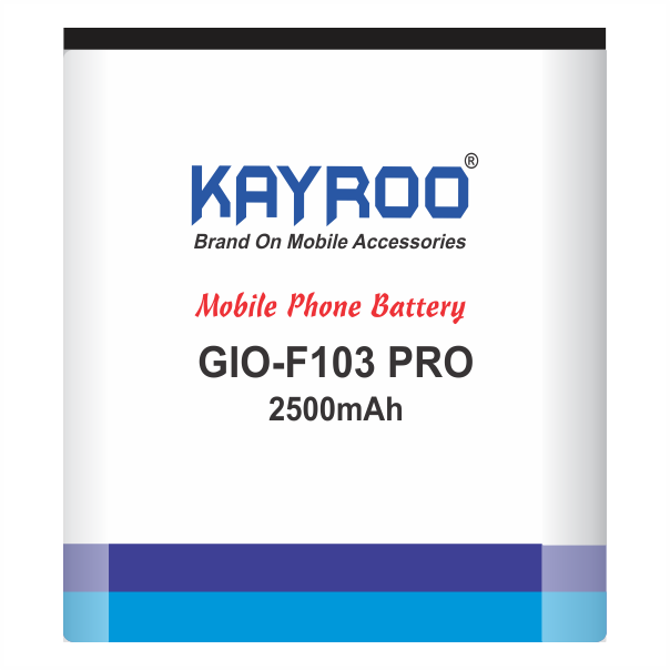 KAYROO Mobile Battery for Gionee F103 Pro, 2500 mAh Battery
