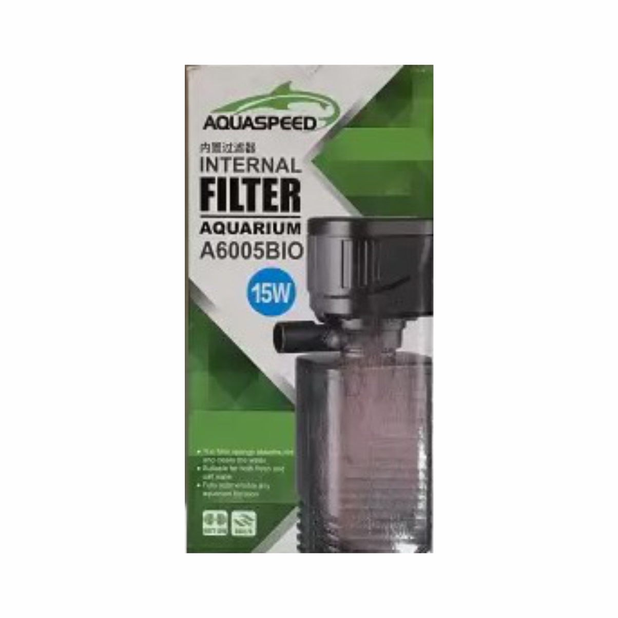 AQUASPEED Internal Filter Aquarium A6005BIO, 15W