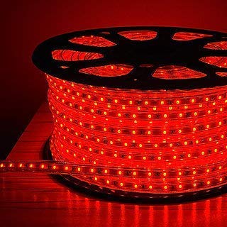  LED STRIP LIGHT 5 METER COLOUR RED WITH ADAPTOR NON WATER PROOF USE IN INDOOR OUTDOOR 1 YEAR 