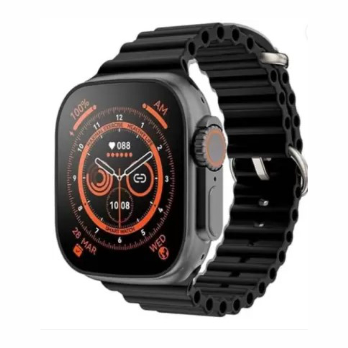 MNP T900 ultra Smartwatch  (Black Strap, Free size)