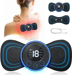 Mini Massage Machine mini massager portable rechargeable full body massager for pain relief with 8 Mode Ems neck cervical massager