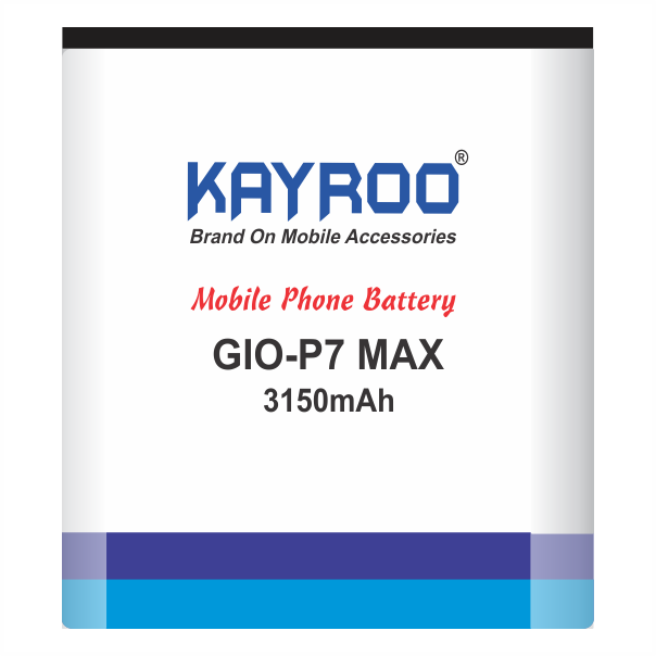 KAYROO Mobile Battery for Gionee P7 Max ( BL-G030Y ), 3150 mAh Battery