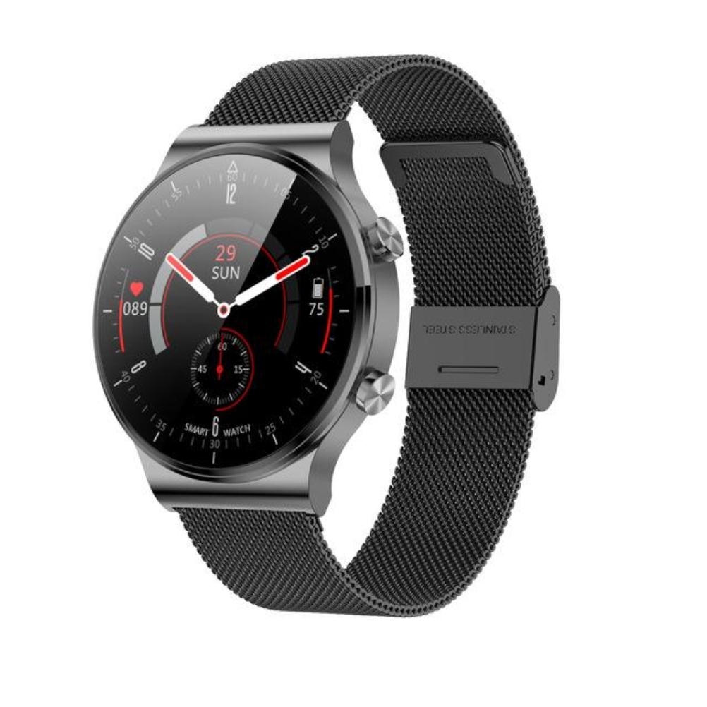 Unix Smart Watch Fitness Tracker, Heart Rate tracking, Sleep tracking, UX-SS3 Smart Watch IP68 (Black)
