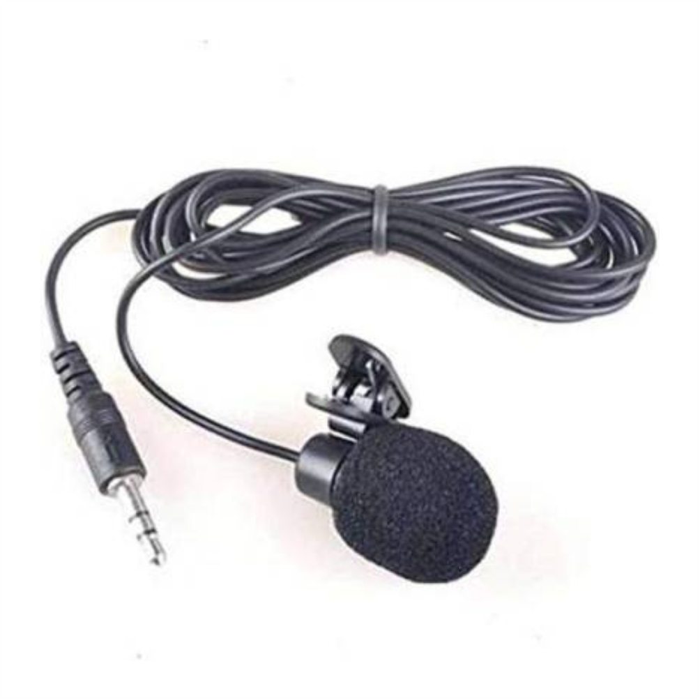 LXCN Collar Microphone With Clip for Chatting & Voice & Video Call Voice Recording Microphone