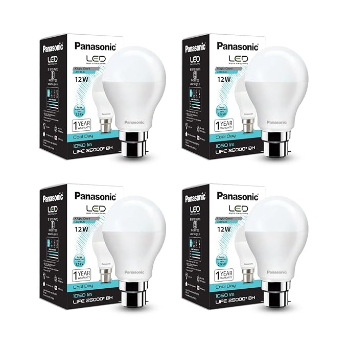 Panasonic 12W B22 LED Cool Day Light Bulb