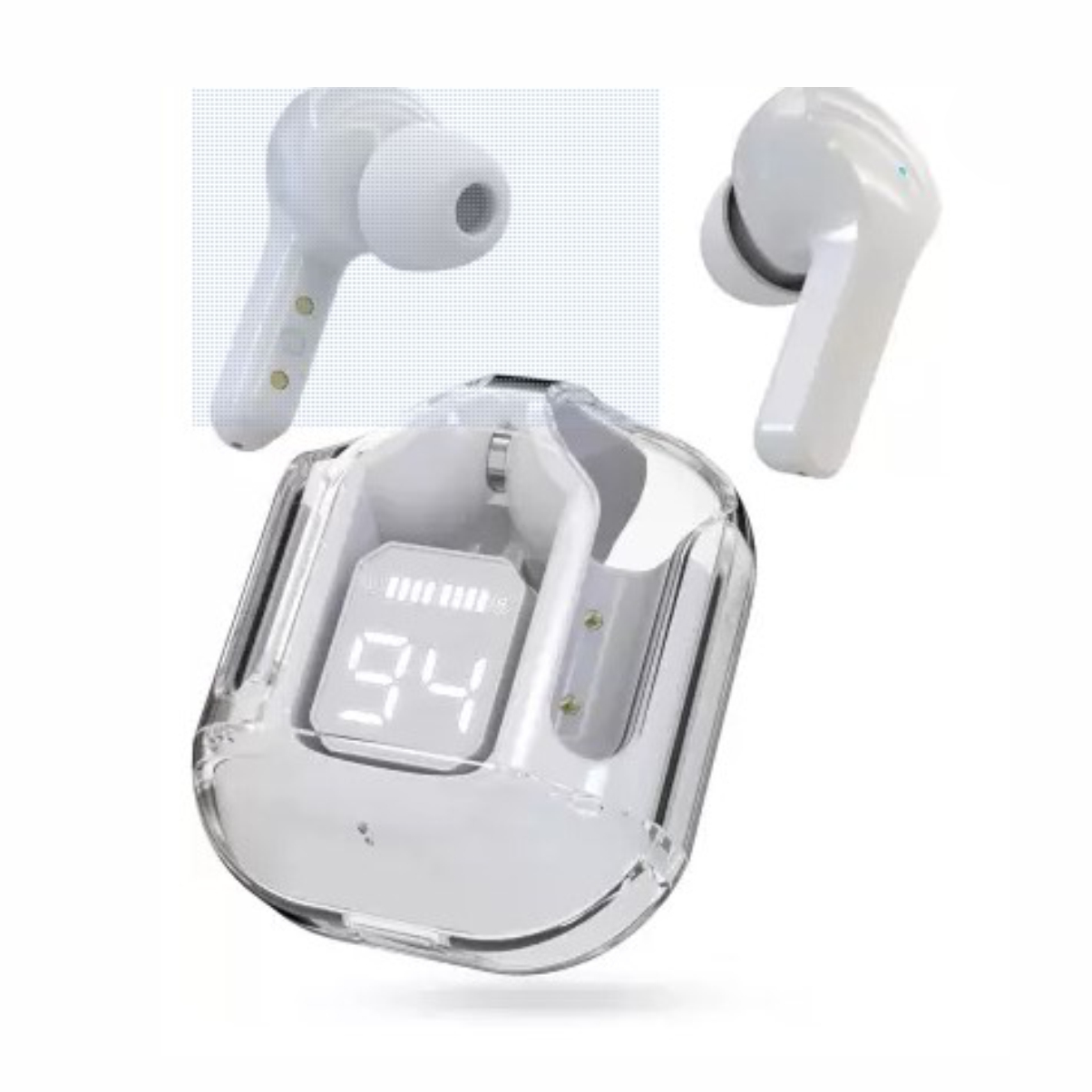 TecSox UltraPods Type C 30 Hr Bluetooth Earphone In Ear Comfortable In Ear Fit Pink Bluetooth Headset
