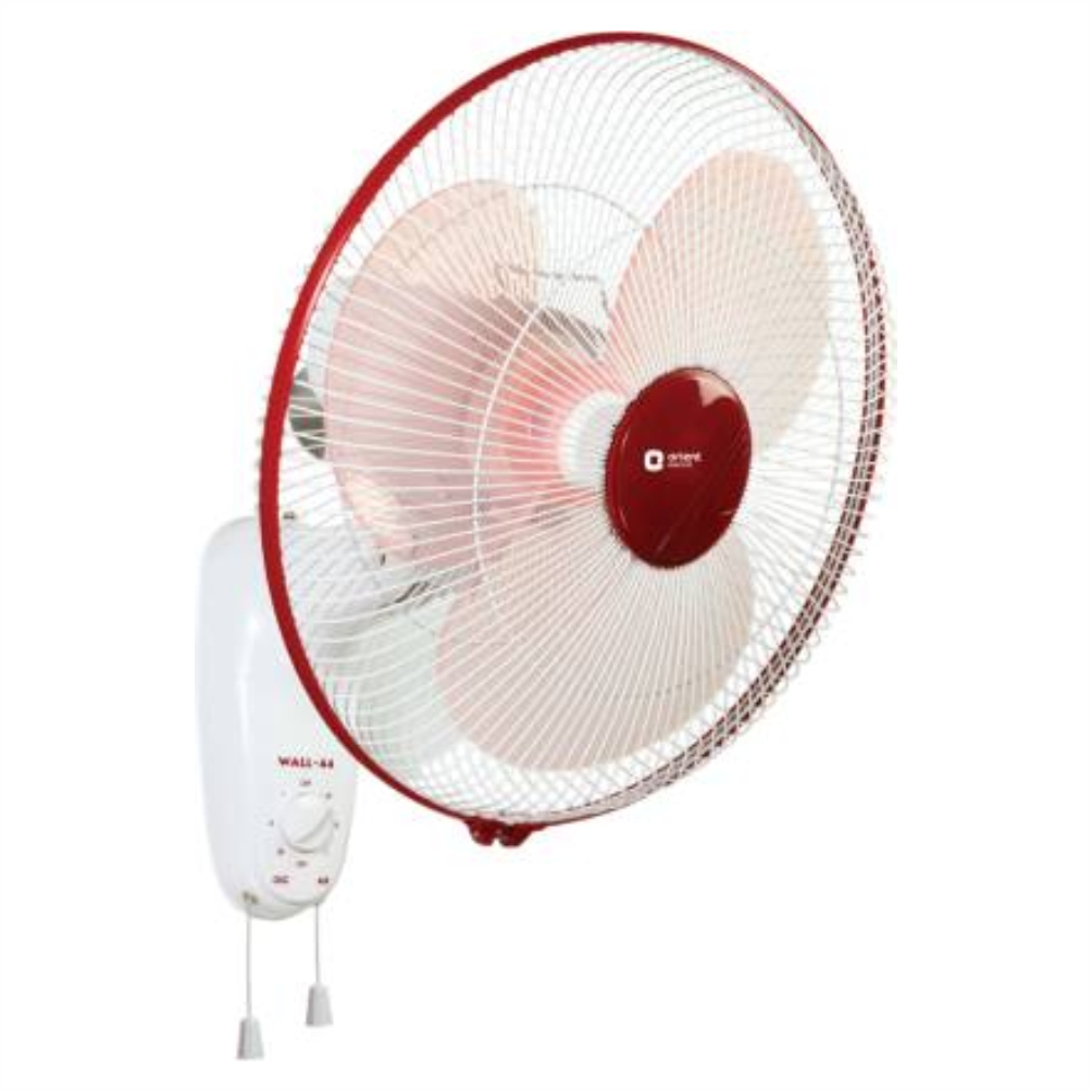 Orient Electric Wall 44 400mm 3 Blade Wall Fan (Crimson Red-White)