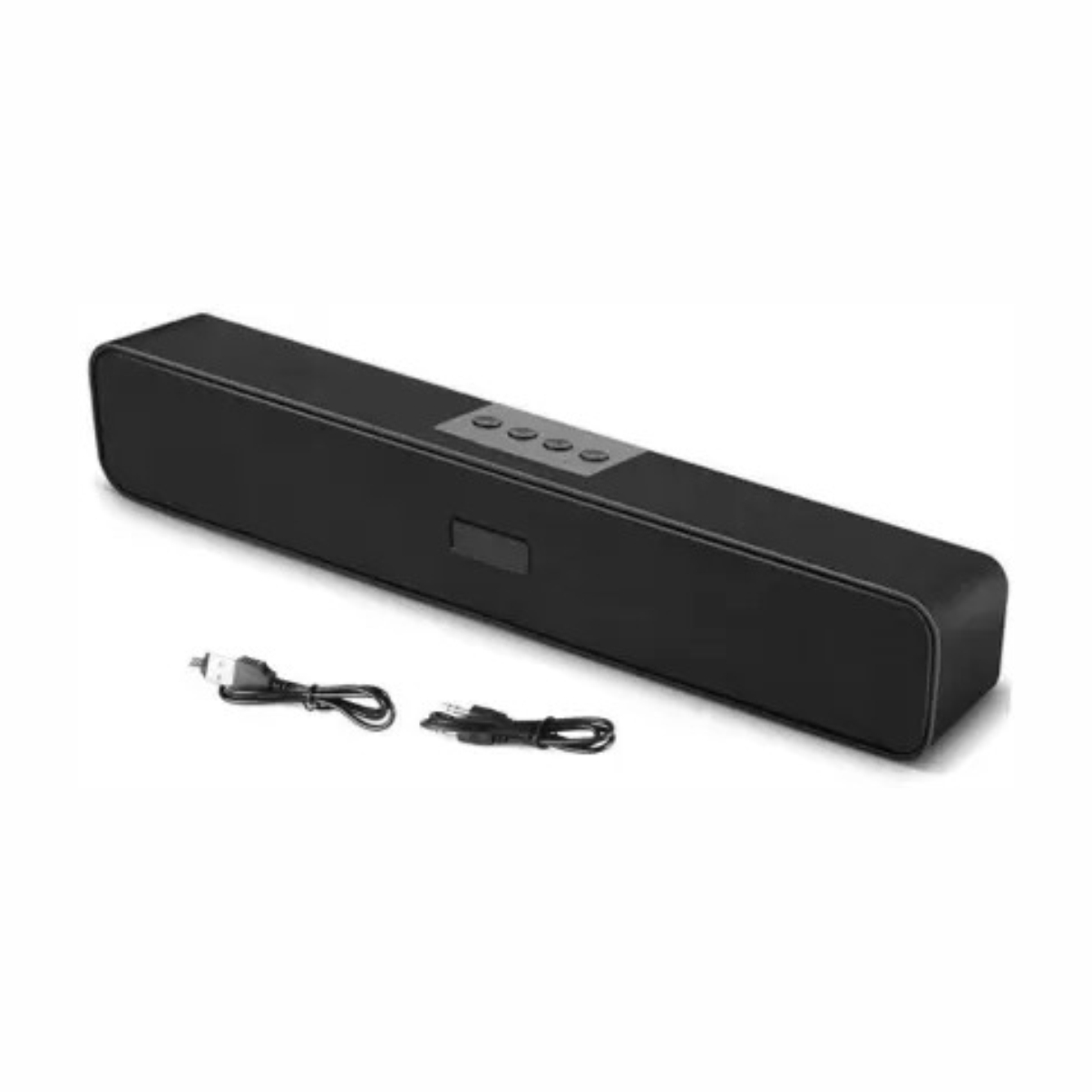 Wireless Bluetooth Soundbar Speaker with TWS Connection/USB/Micro SD/FM/Aux 10 W Bluetooth Speaker (Black, Stereo Channel)