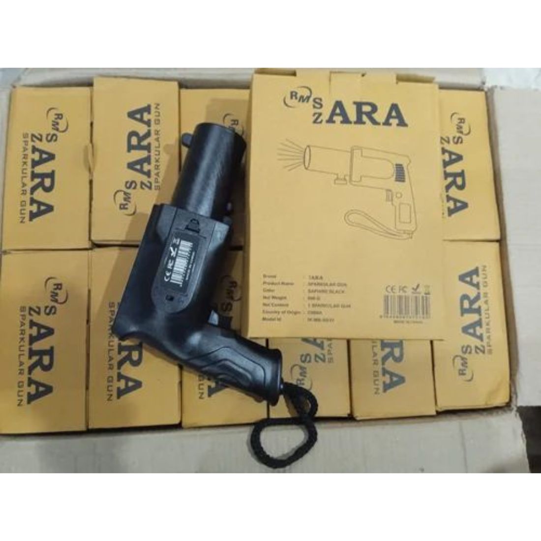 Zara Cold Pyro Gun Sparkular Gun with Metal Handle
