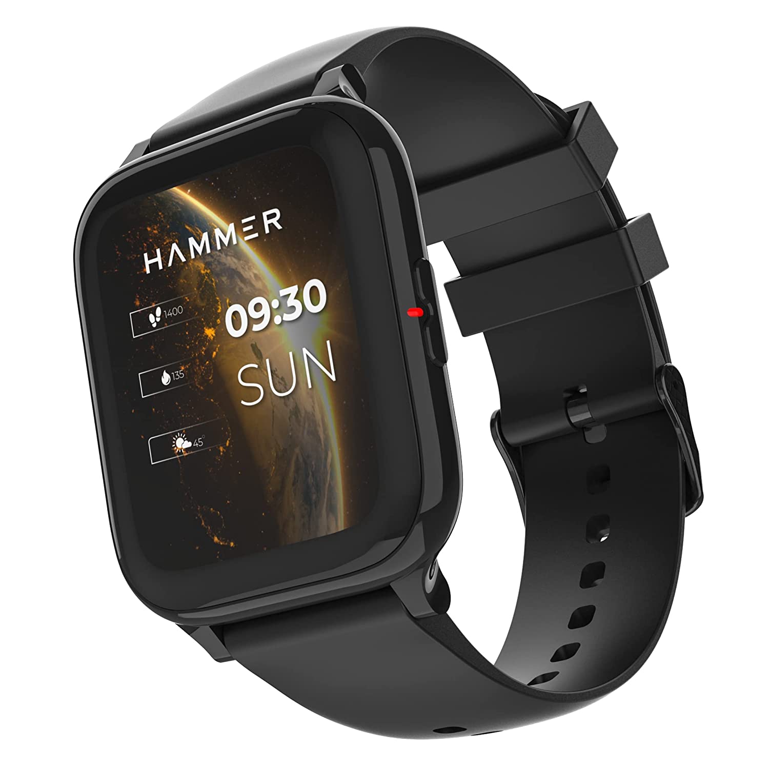 Hammer Pulse 5.0 Smart Watch with 1.69 inch HD Display Music & Camera Control, IP67, Fitness Watch