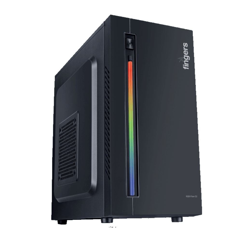 Fingers RGB-Flow C2 India's First Micro ATX PC Cabinet with ARGB