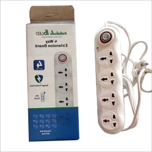 INDIABULLS | IB LED ELECTRICAL WIRING DEVICES 4 WAY EXTENSION BOARD 