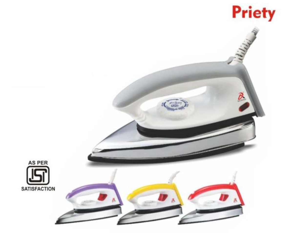 LIGHT WEIGHT Domestic Electric Dry Iron Series WATTS 750 Priety