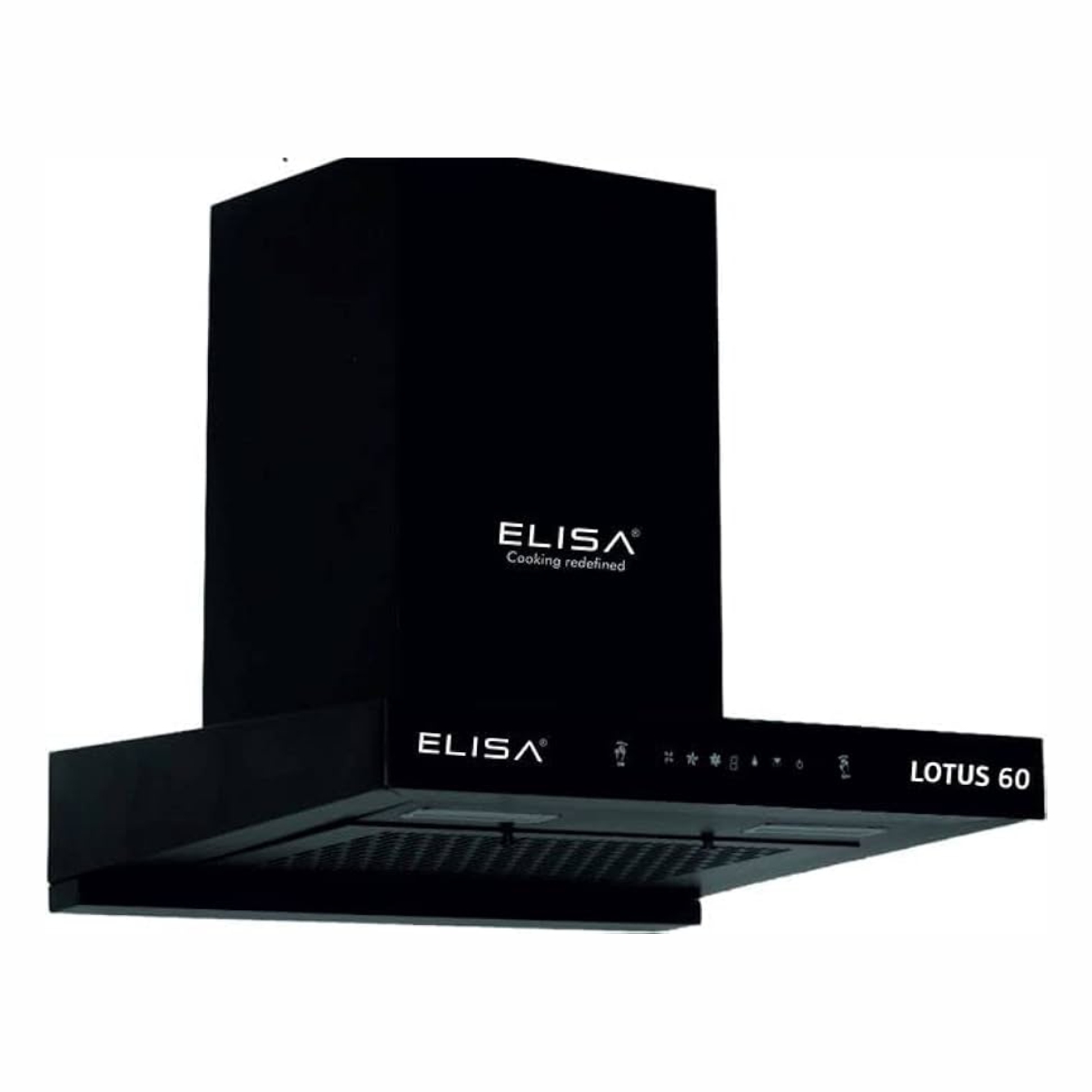 Elisa Lotus 60 Cm Kitchen Chimney: Powerful Ventilation, Sleek Design