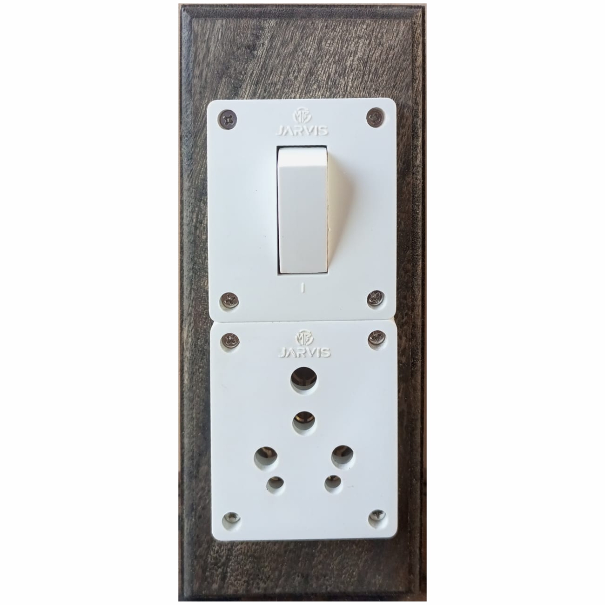 16A 1 switch 1 socket Pure wooden extension Board