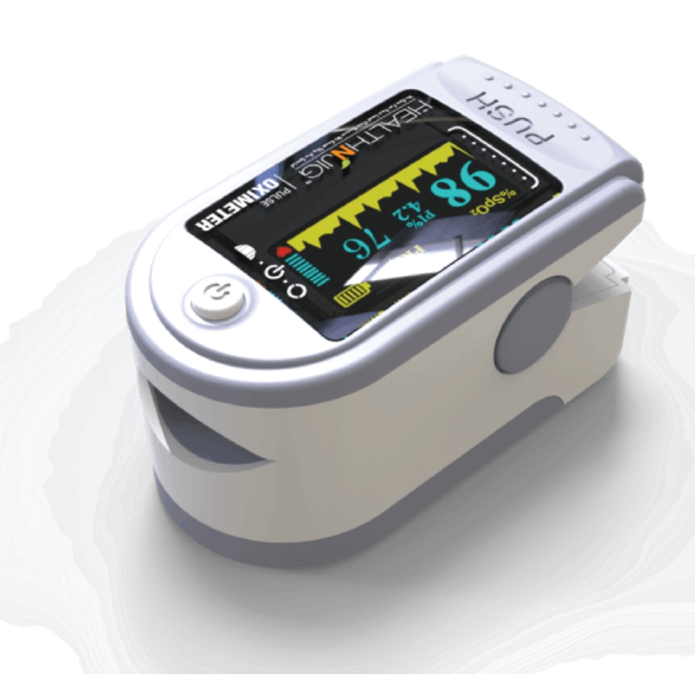 HealthNJIG OX 6520 Pulse Oximeter, easy to check oxygen level