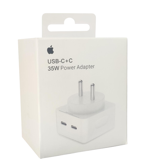 iPhone 35W Super Fast Dual USB-C Port Power Adapter
